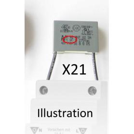 Filtre 1µF x 21 Gigahertz Solutions pour interrupteurs automatiques de champ