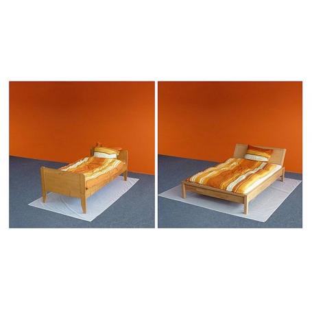 Dessous de lit tapis de protection anti-ondes hautes fréquences en tissu Swiss Shield Ultima