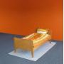 Dessous de lit tapis de protection anti-ondes hautes fréquences en tissu Swiss Shield Ultima, pour lit simple