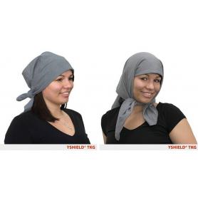 Foulard anti-ondes TKG YShield en tissu Steel-Gray