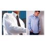 Chemise anti-ondes pour homme en popeline, manches longues