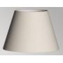 Abat-jour pour lampe de chevet coloris ivoire coton nature