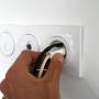 Câble USB-A de mise à la terre avec douille cylindrique | 2 mètres