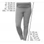 Caleçon long legging anti-ondes TEU YShield en tissu Silver-Elastic