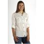 Chemise anti-ondes Wavesafe "Casual" en tissu Swiss Shield Ultima pour femme