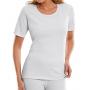 Tee-shirt de protection anti-ondes Biologa Danell en tissu New Antiwave pour femme manches courtes | Blanc