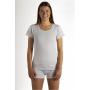 Tee-shirt anti-ondes Wavesafe pour femme coton bio manches courtes  | Blanc