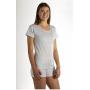 Tee-shirt anti-ondes Wavesafe pour femme coton bio manches courtes  | Blanc