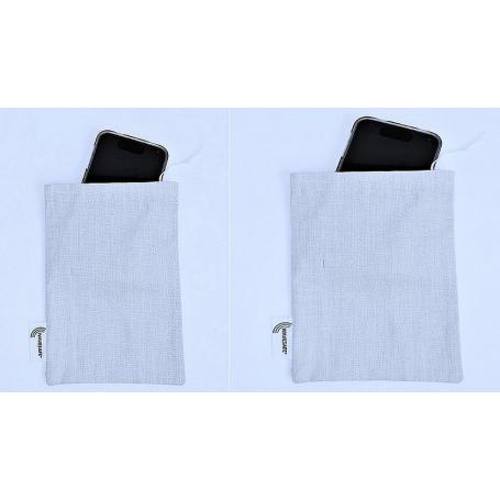 Housse anti ondes Wavesafe pour t l phone portable T l phonie or