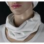 Tour de cou de protection anti-ondes Biologa Danell en tissu New Antiwave | Blanc