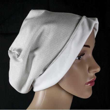 Beanie de protection anti-ondes Biologa Danell en tissu New Antiwave | Blanc