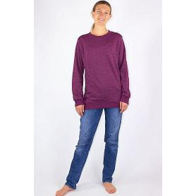 Sweat-shirt de protection anti-ondes WaveSafe pour femme coton bio | Bordeaux