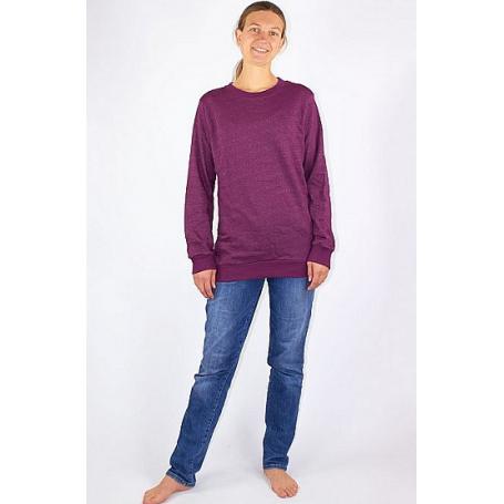 Sweat-shirt de protection anti-ondes WaveSafe pour femme coton bio | Bordeaux