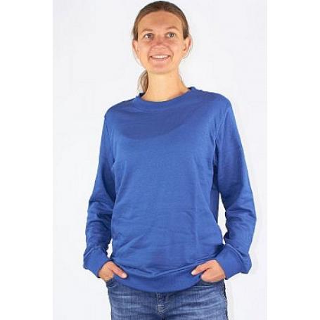 Sweat-shirt de protection anti-ondes WaveSafe pour femme coton bio | Bleu roi