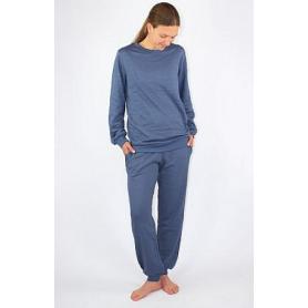Tenue de loisirs anti-ondes WaveSafe pour femme coton bio | Gris anthracite
