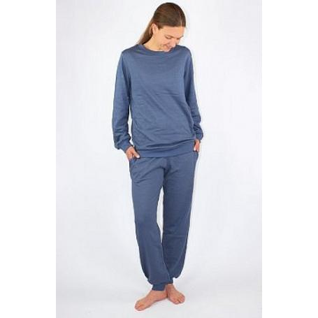 Tenue de loisirs anti-ondes WaveSafe pour femme coton bio - gris anthracite