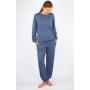 Tenue de loisirs anti-ondes WaveSafe pour femme coton bio | Gris anthracite