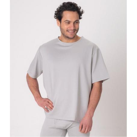 Tee-shirt de protection anti-ondes Leblok à manches courtes pour homme | Gris