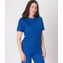 Tee-shirt de protection anti-ondes Leblok à manches courtes pour femme | Bleu
