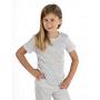 Tee-shirt anti-ondes Wavesafe pour fille en coton bio manches courtes - blanc