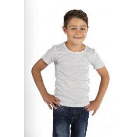 Tee-shirt anti-ondes Wavesafe pour garçon en coton bio manches courtes - blanc