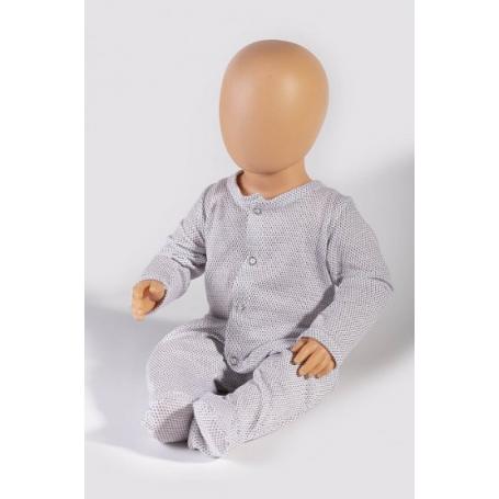 Pyjama anti-ondes Wavesafe à manches longues, coton bio | Blanc