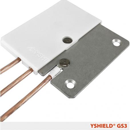 Plaque de mise à la terre GS3 YShield pour peintures, toiles et grillages anti-ondes