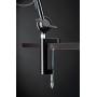 Lampe de bureau blindée Biologa Danell "Architecte" noire | connectiques de branchement suisses