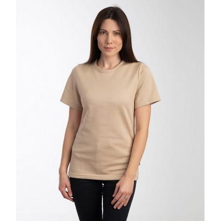 Tee-shirt de protection anti-ondes Leblok à manches courtes pour femme | Beige