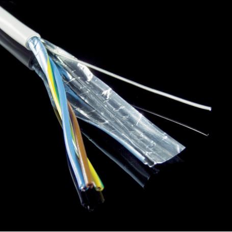 Câble blindé rigide 3G1.5 mm² - électricité biocompatible
