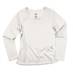 Tee-shirt de protection anti-ondes Biologa Danell en tissu New Antiwave pour femme manches longues | Blanc