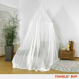 Baldaquin anti-ondes en tissu Swiss Shield Voile BVP Forme pyramidale | HF -38 dB