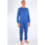 Tenue de loisirs anti-ondes WaveSafe pour homme coton bio | Bleu roi