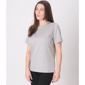 Tee-shirt de protection anti-ondes Leblok à manches courtes pour femme | Gris - Taille 40