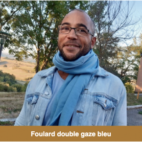 Foulard anti-ondes double gaze Ondes et Protection | Plusieurs coloris