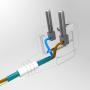 Câble blindé de remplacement lampe Biologa  Danell avec interrupteur bipolaire | Blanc