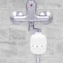 Support filtre-douche déporté 1/2 mâle 1/2 femelle 40 mm