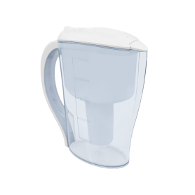 Carafe filtrante Hydropure Eco Blanc "Dateur manuel"