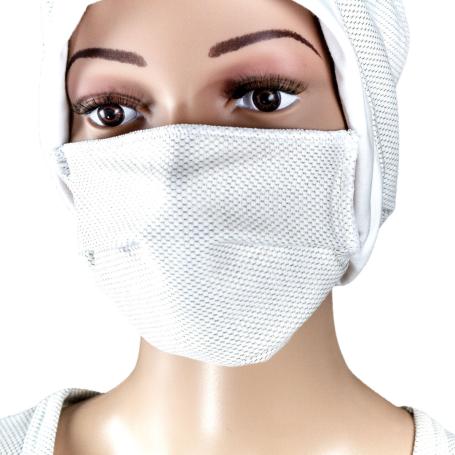 Masque anti-ondes Biologa Danell en tissu New Antiwave | Blanc