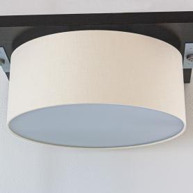 Plafonnier blindé en lin naturel Biologa Danell  - Diamètre 47 cm| "Paris"