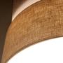 Plafonnier blindé en lin naturel Biologa Danell  - Diamètre 47 cm| "Paris"