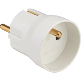 Adaptateur France (type E) vers prises schuko type F (Allemagne)
