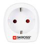 Adaptateur prises France/Europe schuko (type F) vers prises suisses (type J) SKROSS