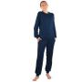 Tenue de loisirs anti-ondes WaveSafe pour femme coton bio | Marine