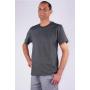 Tee-shirt de protection anti-ondes Wavesafe pour homme coton bio ras du cou manches courtes | Gris