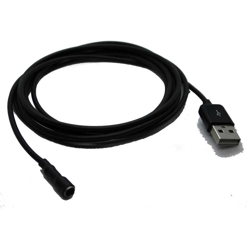Câble USB de mise à la terre avec douille cylindrique