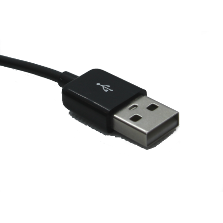 Cordon USB de mise à la terre avec douille cylindrique 