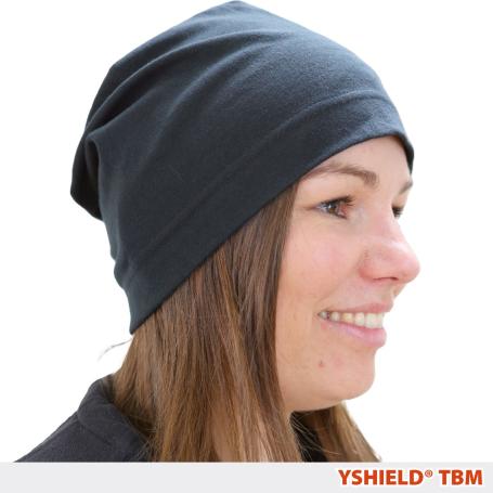 Beanie de protection anti-ondes YShield TBM Black-Jersey