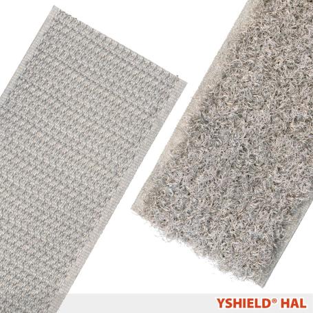 Velcro argenté HAL YShield largeur 30 mm | Au mètre linéaire