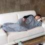 Couverture plaid anti-ondes TDG YShield  en tissu Steel-Gray